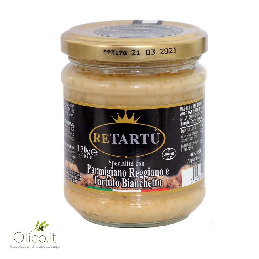 Salsa Parmigiano Reggiano Dop Tartufo Bianchetto Giuliano Tartufi