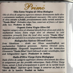 Huile d'Olive Extra Vierge Primo Biologique Cutrera 3 lt