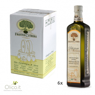 Huile d'Olive Extra Vierge Selezione Cutrera IGP Sicile 750 ml x 6