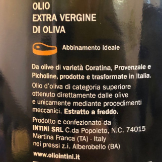 Huile Extra Vierge d'Olive Affiorato 500 ml