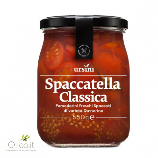 Classique "Spaccatella" tomates cerises Datterino coupées en deux 550 gr
