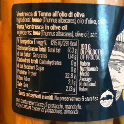 Filetti di Ventresca all'olio di oliva Riserva Oro