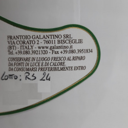 Cruche en Céramique avec Huile Extra Vierge d'Olive et Basilic 250 ml