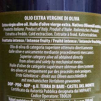 Sélection de 3 Huiles d'Olive Extra Vierges AOP Chianti - Terra di Bari - Sabina 