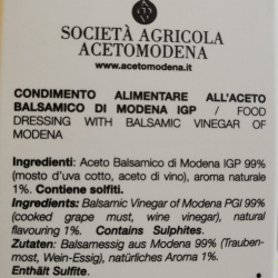 Condiment au Vinaigre Balsamique de Modène IGP et Miel
